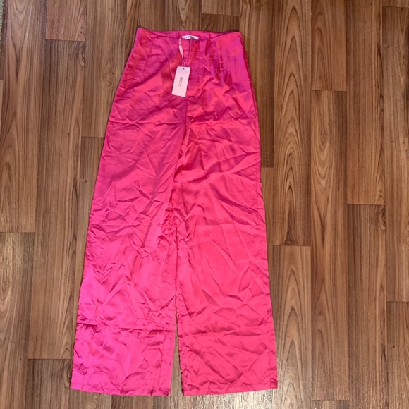 Katch Me Size 10 Pink Wide Leg Pajama Pants - Picture 1 of 8